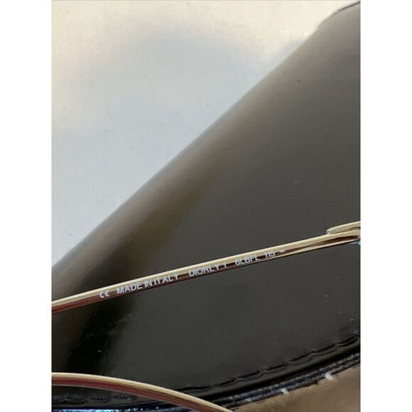 VINTAGE CHRISTIAN DIOR DIORLY 1 OVERSIZED SHIELD SUNGLASSES MADE IN ITALY Clear - Picture 10 of 16